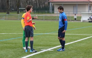 U17-1 contre St Symphorien - Cap'tain et le toss