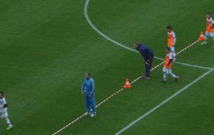 Romain, encadre les U10 de l'OL au stade de France