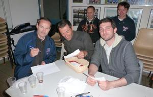 l'équipe de dépouillement