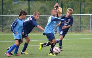 U13 à Millery Vourles (avec Hervé Clic clac en arrière plan)