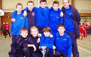 Les U13 en tournoi futsal à St Jean de Bournay
