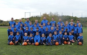 Les U9 à Chaponnay